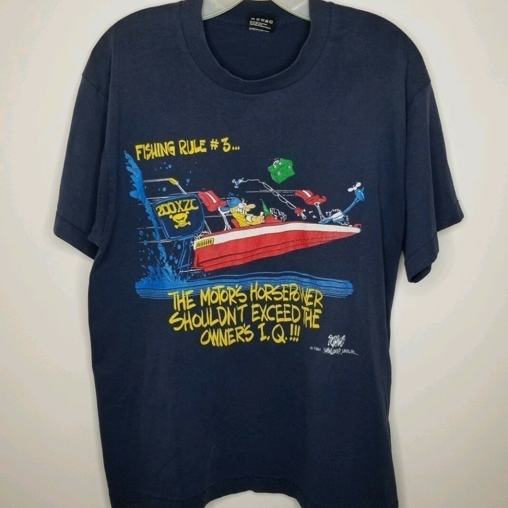 VTG Fishing Rule 3 Best Unbalanced Lines T-shirt